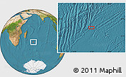 Satellite Location Map of the area around 33° 42' 13" S, 61° 16' 29" E