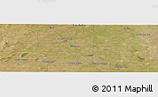 Satellite Panoramic Map of the area around 33° 42' 13" S, 64° 31' 30" W