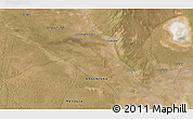 Satellite 3D Map of the area around 33° 42' 13" S, 67° 4' 29" W