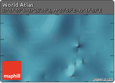 Satellite Map of the Area around 33° 42' 13" S, 72° 19' 29" E