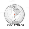 Outline Map of the Area around 33° 42' 13" S, 72° 10' 30" W, rectangular outline