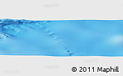 Physical Panoramic Map of the area around 33° 42' 13" S, 78° 16' 30" E