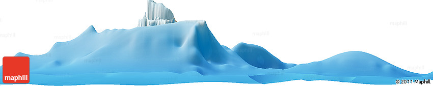 Shaded Relief Horizon Map of the Area around 33° 42' 13" S, 80° 40' 30" W Shaded Relief Horizon Map of the Area around 33° 42' 13" S, 80° 40' 30" W