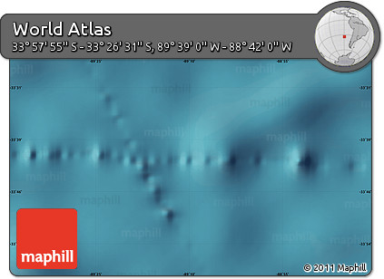 Satellite Map of the Area around 33° 42' 13" S, 89° 10' 30" W
