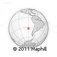 Outline Map of the Area around 33° 42' 13" S, 90° 1' 30" W, rectangular outline