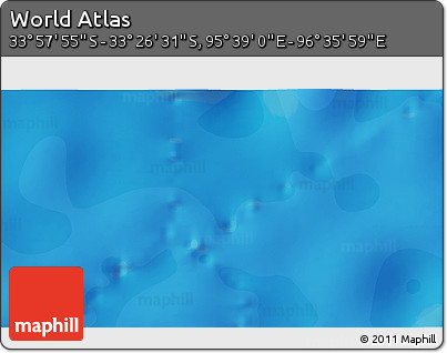 Political 3D Map of the Area around 33° 42' 13" S, 96° 7' 30" E