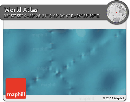 Satellite 3D Map of the Area around 33° 42' 13" S, 96° 7' 30" E