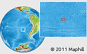 Physical Location Map of the area around 33° 42' 13" S, 96° 49' 29" W