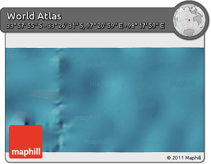 Satellite 3D Map of the Area around 33° 42' 13" S, 97° 49' 29" E