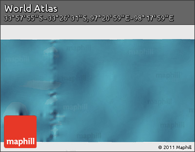 Satellite 3D Map of the Area around 33° 42' 13" S, 97° 49' 29" E