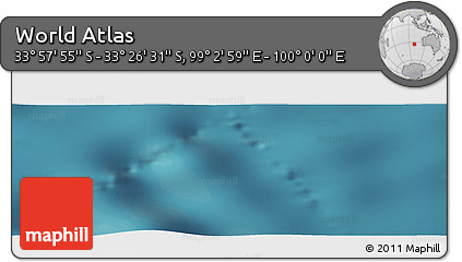 Satellite Panoramic Map of the Area around 33° 42' 13" S, 99° 31' 30" E