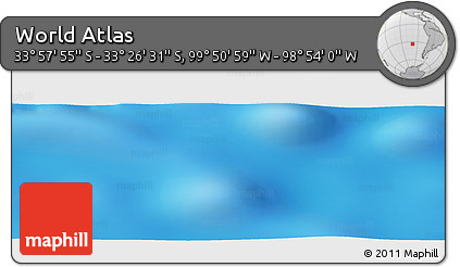 Physical Panoramic Map of the Area around 33° 42' 13" S, 99° 22' 30" W