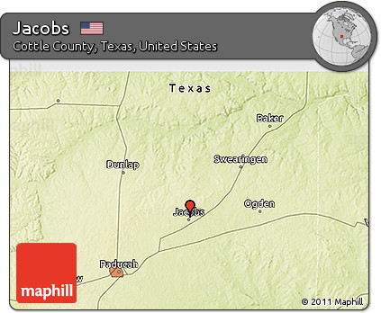 Physical 3D Map of Jacobs