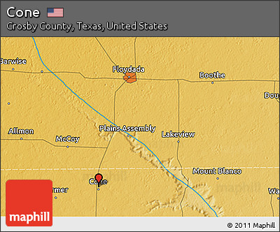 Physical 3D Map of Cone