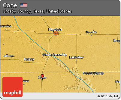 Physical 3D Map of Cone