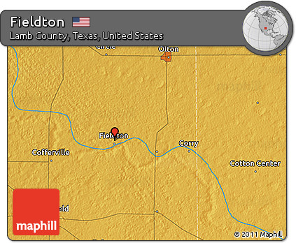 Physical 3D Map of Fieldton