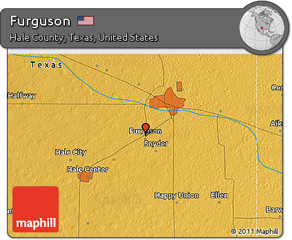 Physical 3D Map of Furguson