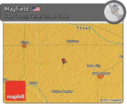 Physical 3D Map of Mayfield