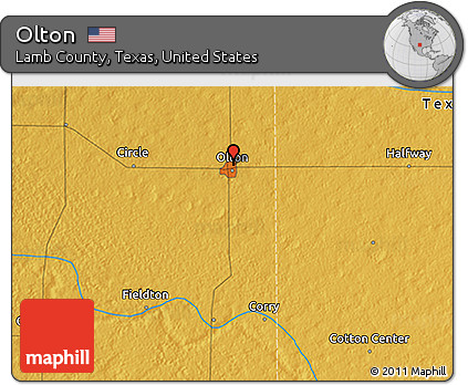 Physical 3D Map of Olton
