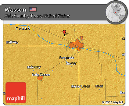 Physical 3D Map of Wasson