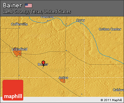 Physical 3D Map of Bainer