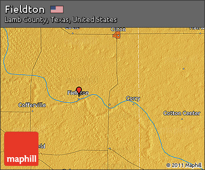 Physical 3D Map of Fieldton