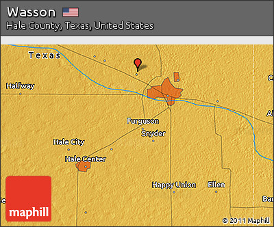 Physical 3D Map of Wasson