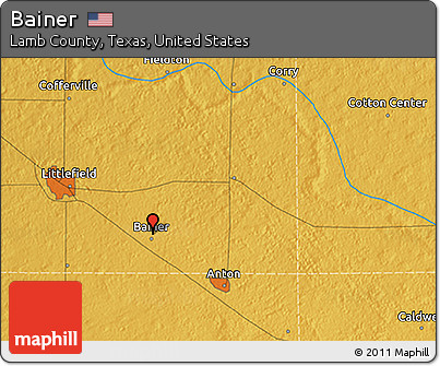 Physical 3D Map of Bainer