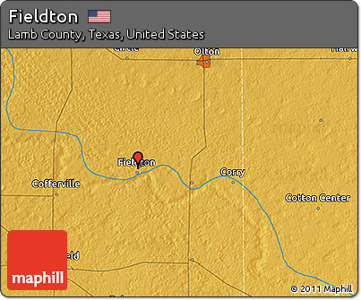 Physical 3D Map of Fieldton