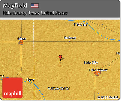 Physical 3D Map of Mayfield