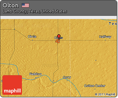 Physical 3D Map of Olton