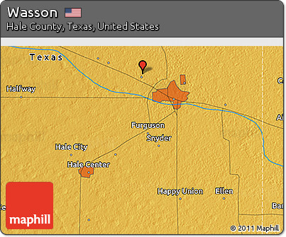 Physical 3D Map of Wasson