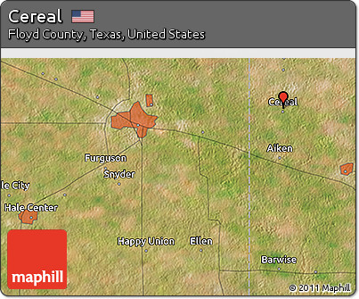 Satellite 3D Map of Cereal