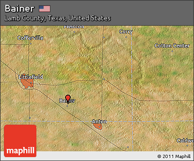 Satellite 3D Map of Bainer