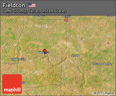 Satellite 3D Map of Fieldton