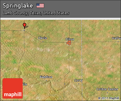 Satellite 3D Map of Springlake