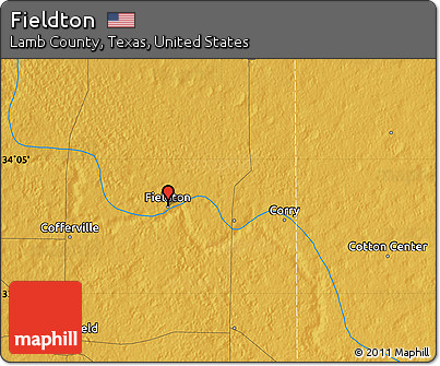 Physical Map of Fieldton