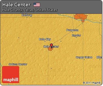 Physical Map of Hale Center