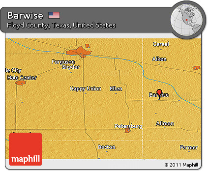 Physical Panoramic Map of Barwise