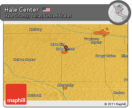 Physical Panoramic Map of Hale Center