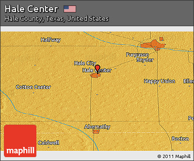 Physical Panoramic Map of Hale Center
