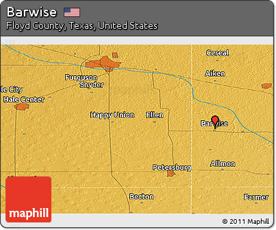 Physical Panoramic Map of Barwise