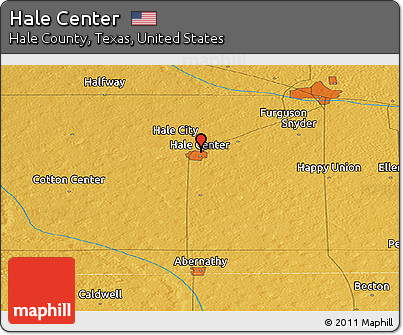 Physical Panoramic Map of Hale Center