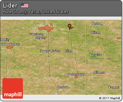 Satellite Panoramic Map of Lider