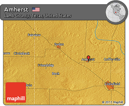 Physical 3D Map of Amherst