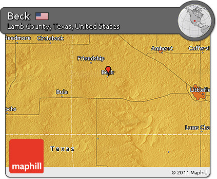 Physical 3D Map of Beck
