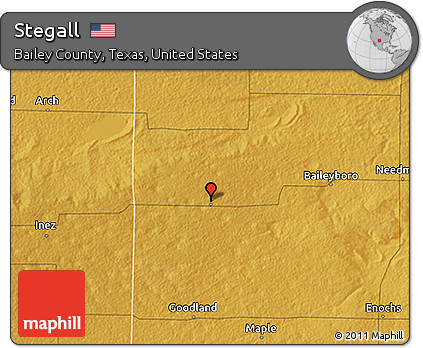 Physical 3D Map of Stegall