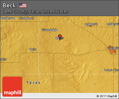Physical 3D Map of Beck