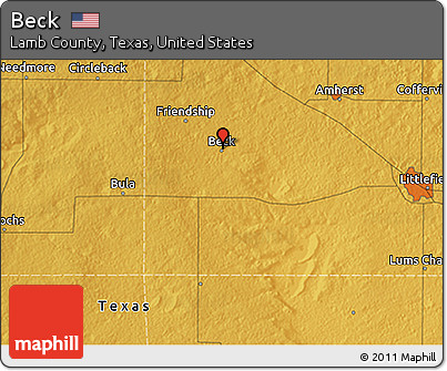 Physical 3D Map of Beck
