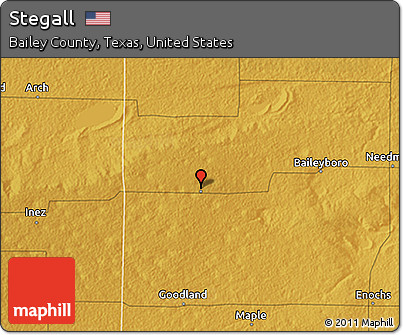 Physical 3D Map of Stegall